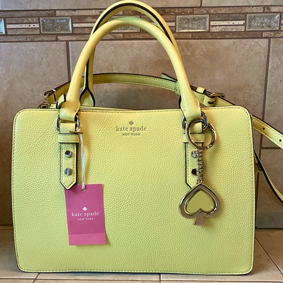 kate spade Handbags - Kate Spade Yellow Mulberry Street Lise Limelight